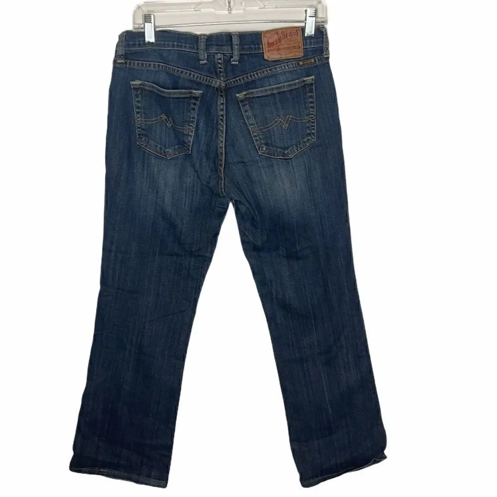 Lucky Brand Sweet N Low Dark Wash Boot Cut Jeans.
